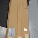 3 Panel Short Panel Divider Screen,3.95 FT Tall Bamboo Room Divider Folding Privacy Screen,Short Panel Divider Freestanding Room Divider for Room Seperation,Beige