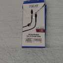 ZGear 10 Foot Braided Sync & Charge Cable - White/Black, For USB-C TO USB-C