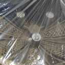 17.7" Rattan Pendant Light,Hand Woven Wicker Hanging Light
