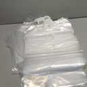 25 Pcs Hanging Storage Bags Clear Plastic Bags Large Hook Reusable Hang-Up Book Pouch Waterproof Headphone Storage for Classroom Library Home School Supplies Pharmacy Use