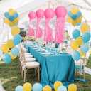 80PCS Under the Sea Party Decorations, Sea Sponge Inspired & Mermaid Birthday Decorations, Ocean Room Decor