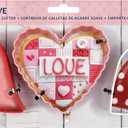 R&M International 5110 Polyresin Coated Love Cookie Cutters, Assorted Hearts, 3-Piece Set