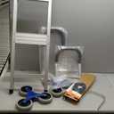 VEVOR Stair Climbing Cart, 550 lbs Load Capacity, Aluminum Hand Truck Dolly with Dual Handles, Integrated Frame & Nonslip Rubber Wheels, Multipurpose Stair Climber for Warehouse Shopping Airport