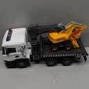 Smart BeBe Official Licensed Scania Friction Toy Tow Truck with Crane Extra Large Friction Truck with Crane Function Lights and Sounds Friction Toy Truck for Kids