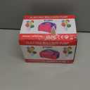 Growsun Electric Balloon Pump Air Inflator Portable Automatic Dual Nozzle Balloon Blower 110V 600W for Birthday Baby Shower Balloons Party Decorations (Rose Red)