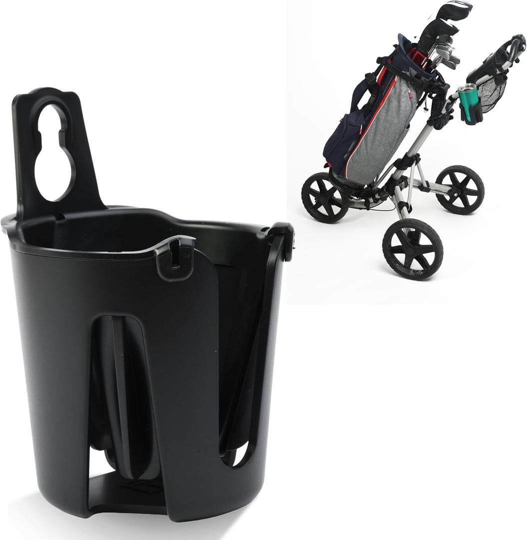 Golf Push Cart Cup Holder- Regular Size- Golf Push Cart Accessories