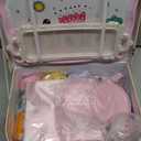 Tea Party Set for Little Girls,PRE-WORLD Princess Tea Time Toy Including Dessert,Cookies,Doughnut,Teapot Tray Cake, Tablecloth & Carrying Case,Kids Kitchen Pretend Play for Girls Boys Age 3-6