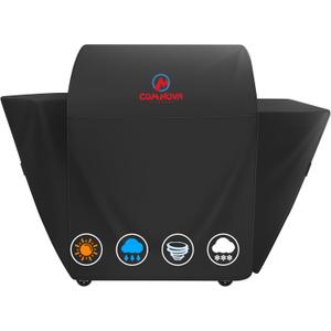 Comnova Grill Cover for Traeger Select - Premium Wood Pellet Smoker Cover for Traeger Waterproof & Heavy Duty, 600D Pellet BBQ Cover Accessory for Treager Select Elite and Selects Pro Grills (BAC375)