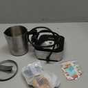 FUNLAVIE 4-in-1 Electric Milk Frother and Steamer, 400ml(13.5oz) Stainless Steel Pitcher with Auto Shut-Off, Hot & Cold Foam Maker and Milk Warmer for Lattes, Cappuccinos, Macchiato, Dishwasher Safe (Silver)