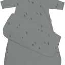 GUNAMUNA Long-Sleeve Sleep Sack for Babies and Toddlers, Wearable Sleep Bag, Easy Diaper Changes, Soft Rayon, 2.5 TOG (18-24 Months)
