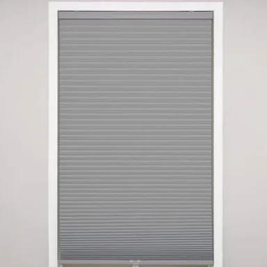 DEZ FURNISHINGS Cordless 1.5" Blackout Cellular Shade, 29"W x 48"H, Anchor Gray