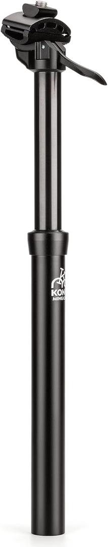 Dropper Post 27.2/ 30.4/ 30.9/ 31.6mm x 400mm Length 125mm Travel Lightweight Aluminum Alloy Seat Post for Mountain Road Bike BMX eBike (27.2)