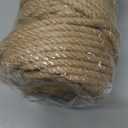 6mm Jute Twine String, 164 Feet 4 Ply Thick Heavy Duty Twine Rope for Crafts, Cat Scratching Post, Cats Toy Making, Gardening Plant, Packing, Bundling, Christmas, Wedding Decor