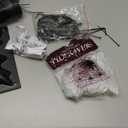 Halloween Lighted Tree with 260 LED Lights, 6FT Black Halloween Tree with Timer, 8 Modes, Dimmable, Spider Web & Bats DIY, Indoor Outdoor Halloween Decorations