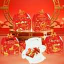 C L cooper life 12pcs Chinese New Year Party Gift Treat Boxes Happy Chinese New Years Party Gift Boxes for 2026 Lunar New Year of The Horse Theme Spring Festival Supplies