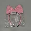 1Pc Sweet Pink Halloween Bow Headband Bowknot Hair Hoops Bands Headpiece Hairband for Women and Grils,Women Christmas Birthday Party Decorations Accessories Easy to Wear,Headbands Hair Accessories