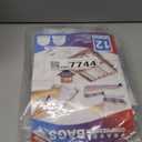 TAILI 12 Pack Travel Compression Bags, Roll Up Space Saver Bags (6 Large+6 Medium), No Vacuum Needed Reusable Packing for Luggage, Suitcase, Backpack, Travel Essentials, Clear