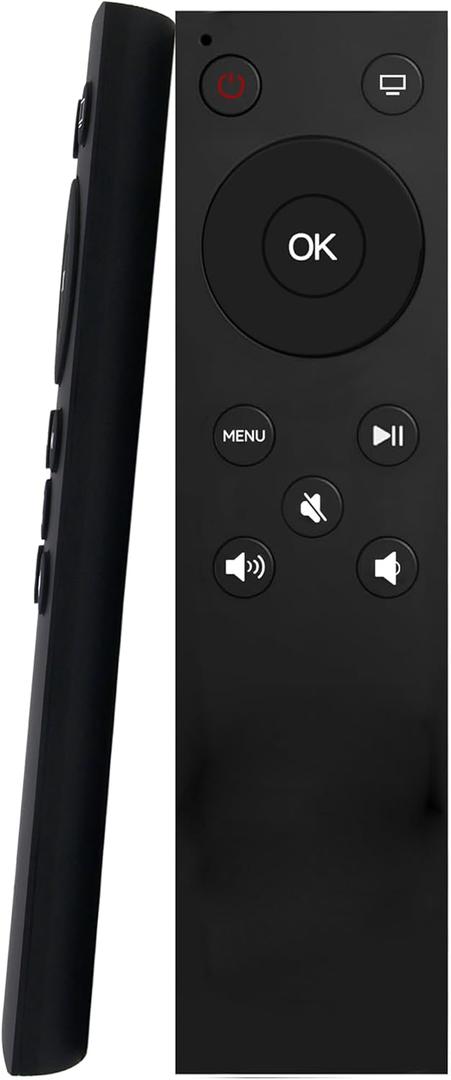 MYHGRC-Apple TV Remote Replacement for All Apple: APL 4K/ Gen 1 2 3 4/ HD A2169 A1842 A1625 A1427 A1469 A1378 A1218 with TV Control Button (No Voice Function)