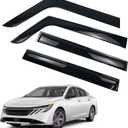 Window Rain Guards Compatible with 2026 Nissan Sentra Window Visors Vent Wind Deflectors All Weather Sediment Protection Compatible with Nissan Sentra Accessories 2026