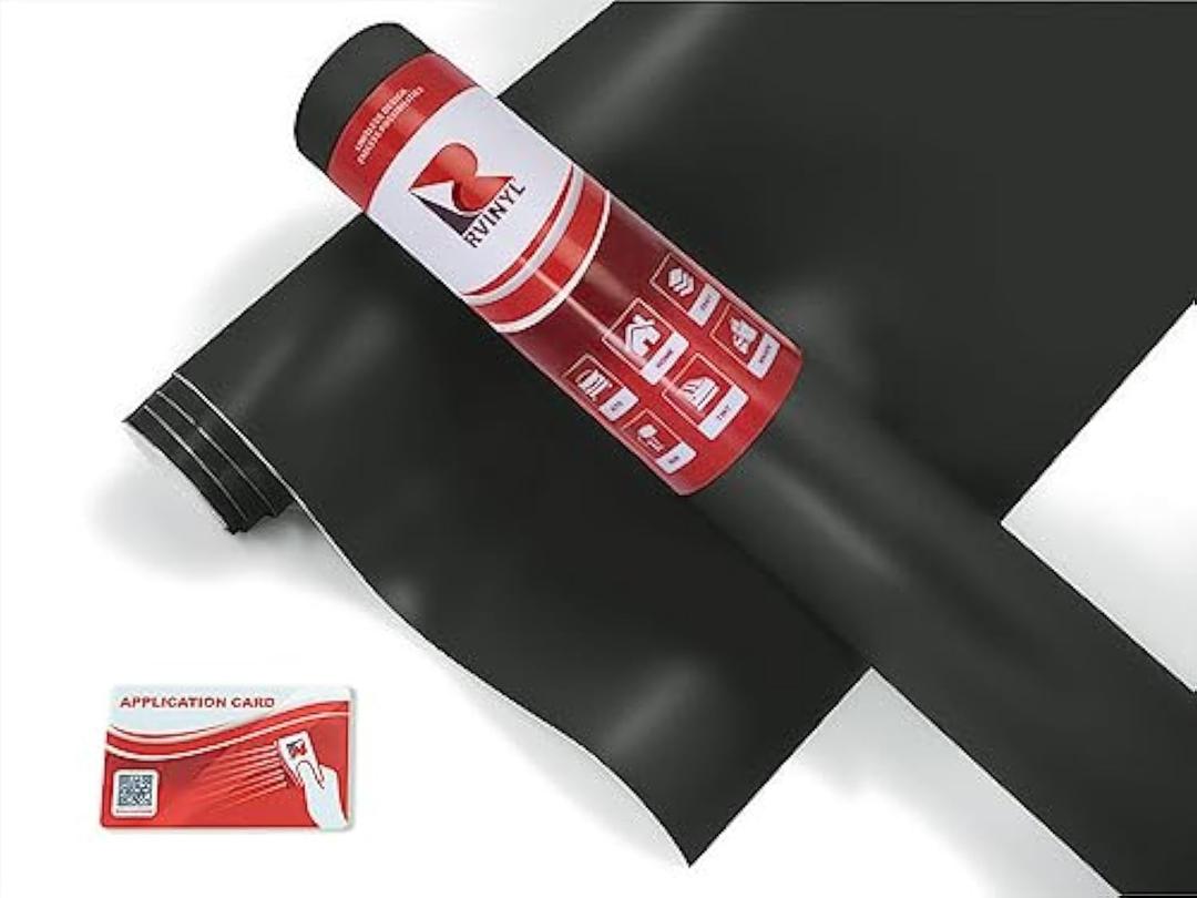 3M 2080 DM12 Dead Matte Black (5ft x 6in) Vinyl Wrap Film Sheet with Air-Release for Cars, Trucks & More (2.5sq ft Roll)