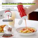Condiment Squeeze Bottles for Ketchup Hot Sauce Liquids Oil with Caps for Condensed Milk and Mustard Salad Dressing Dispenser Clear Plastic Bottles Dressing Container HD PE BPA-free