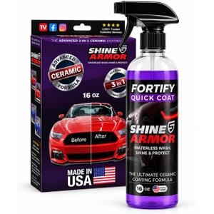 SHINE ARMOR Fortify Quick Coat Ceramic Coating Spray, 16 fl oz