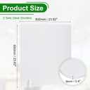 PATIKIL Desk Dividers 24x24 2 Pack Desk Privacy Panel Pure White Style C