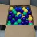 LANGXUN 50 100 200 400 Soft Plastic Ball Pit Balls for Kids, Gift for Baby Toddler Birthday Christmas, Ball Pit Play Tent, Baby Kiddie Pool Water Toys, Party Decoration