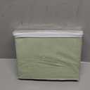 Comfort Spaces 100% Cotton Sheets Twin, Breathable & Soft Cotton Sheets, Naturally Cool Cotton Bed Sheets with 12" Elastic Pocket Fits up to 14" Mattress, All Seasons Sheet Set, Sage Green 3 Piece
