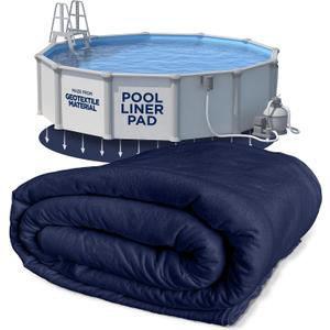 Shop Square 27-Foot Pool Liner Pad for Above Ground Pools - Under Padding, Above Ground Pad, Puncture Protection, Extend Liner Life, Durable Geotextile Material