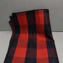 Mudder Buffalo Plaid Rug 3 x 5 Ft Black and Red Checkered Door Mat, Outdoor Front Porch Check Doormat Washable Woven Christmas Decor for Outdoor, Indoor, Kitchen, Farmhouse, Entryway