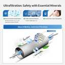 EIREE H502B Under‑Sink Ultrafiltration Water Filter – 0.01 µm Membrane, Removes 99.99% Heavy Metals, Chlorine & Odor, Stainless Steel Housing, USA Tech