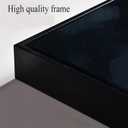 New York Skyline Wall Art Black Framed Wall Art for Living Room, 58"L x 29"W