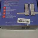 High-Security 12 Digit Keypad Mechanical Door Lock - Keyless Entry, Code Combination Lock with Handle, Waterproof & Rustproof, No Battery, Easy to Install, BH-MDLS0030202 (Matte Black - Square)