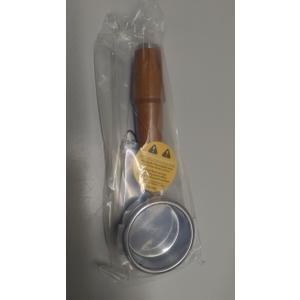 KNODOS 58mm Bottomless Portafilter for E61 Group Head | Professional BaristaGrade Naked Portafilter | Compatible with Rocket, Lelit, Ascaso, Profitec, ECM, Flair 58 & More (Rosewood)