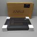 Juvale Bamboo Silverware Organizer for Drawer, Kitchen, 6 Slot Utensil Tray (Black, 17 x 11.75 x 1.75 In)