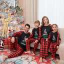 VS&LLWQ Family Christmas Pjs Matching Sets Christmas Pajamas for Family Christmas Elf Pjs Holiday Xmas Jammies Set(AB2-Q, 10 Q)
