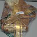 Orchidleaf 2 Set Baskets for Gifts Empty, Gift Empty Bamboo Basket Large, Foldable Woven Gift Basket with Handle for Baby Baptisms, Mother's Day, Christmas, Housewarming