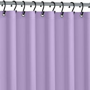 Premium Shower Curtain Liner, 72"W X 72"H - PVC-Free, 6G PEVA Shower Curtain with 12 Rust Proof Grommets And Magnet-weighted Bottom Hem - Moisture Stain Proof Shower Curtain Liner - Lavender