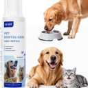 Dog Breath Freshener-Enzymatic Dog Dental Water Additive for Dental Care–Probiotics Prevent Bad Breath, Relieve Gum Redness, Reduce Plaque & Tartar, No Brushing Needed, Safe for Dogs & Cats, 8.45oz