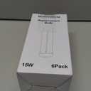 Bug Zapper Replacement Light Bulb 15 Watt, U Shapped Insect Attracting Trap Bulb FUL15-BL 7.7 Inches, 6 Pack