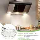 DC 12V Range Hood Light Bulbs, SM 2-Pin Socket, Ø65–70mm Recessed LED Lamp, Cold White 6000K, ONLY for SM Connector & 12V DC Systems (Check Size & Voltage Before Buying, 2 Pack)