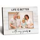Grandparent Picture Frame | 4" × 6" Photo Frame for Grandma & Grandpa, Desk Decor Gift