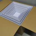 8 Pcs White Acrylic Boxes for Display as Buffet Risers and Stands, Food Risers for Party, Table, Stands, including 10", 9", 8", 7", 6", 5", 4", 3" (Large, 8Pcs, White)