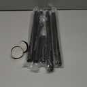 Mcrbeay Shower Curtain Rod, 1" Diameter Heavy Duty Tension Shower Rod, Non Slip Adjustable 28-74 inch No Drill Shower Curtain Rods Spring Tension For Bathroom, Shower Stall, No Rust, Bronze