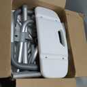 Toilet Safety Rails for Seniors, Adjustable Height & Width Toilet Rails, 350 lb Toilet Handles for Elderly and Disabled, Foldable Toilet Safety Frame, Toilet Bars Fit Any Toilets