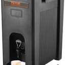VEVOR Insulated Beverage Dispenser, 5 Gallon, Food-grade LDPE Hot and Cold Beverage Server, Thermal Drink Dispenser Cooler with 0.9 in PU Layer Two-Stage Faucet Handle, for Restaurant Drink Shop