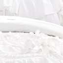 Lush Decor Kemmy Quilt Set, 3 Piece Set Full/Queen, White - Ruffled Bedding Set - Queen Size Quilt Full - White Bedding - Coquette Decor