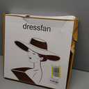 dressfan Fascinator Hats for Women,20s 50s Linen Vintage Hat for Derby/Church/Wedding/Cocktail/Tea Party, M31-Khaki
