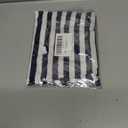 Striped Dog Shirts for Small Medium Dogs - Summer Mellow Collared Polo T Shirt Puppy Cotton Clothes Cats for Cute Boy Girl Pets, Navy Blue, Small